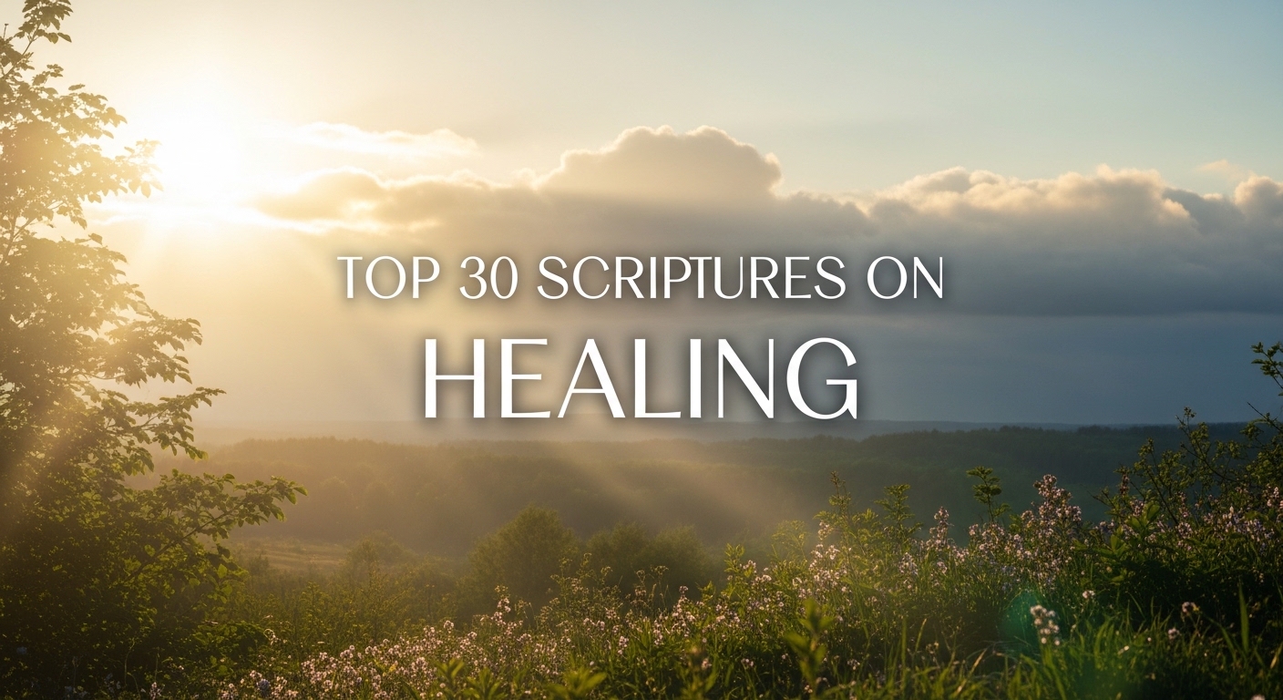 Top 30 Scriptures on Healing